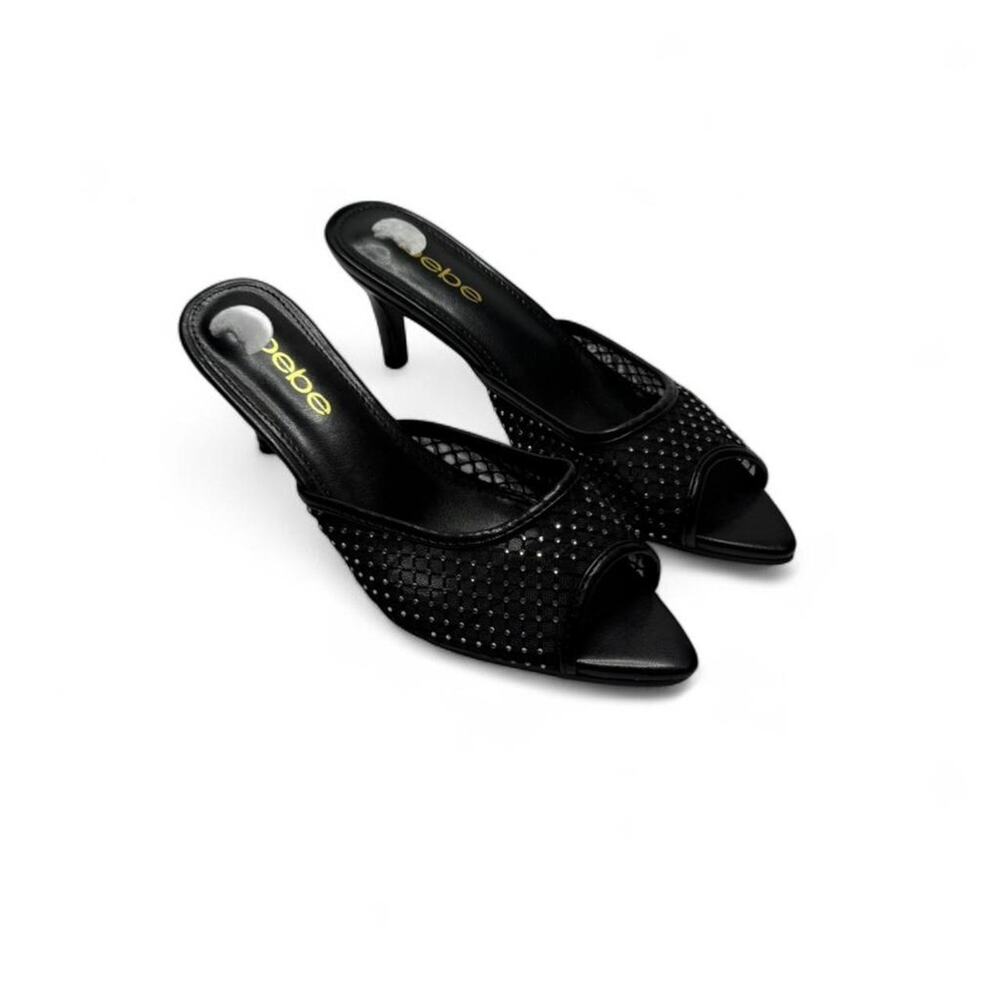 Bebe Y2K Early 2000s Mcbling Kitten Heels 2” Super Cute Going Out Heels Size 7